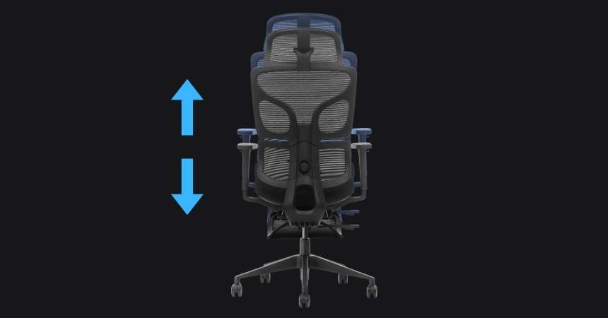 Regulacja wysokości fotela BIONIC AIR FR